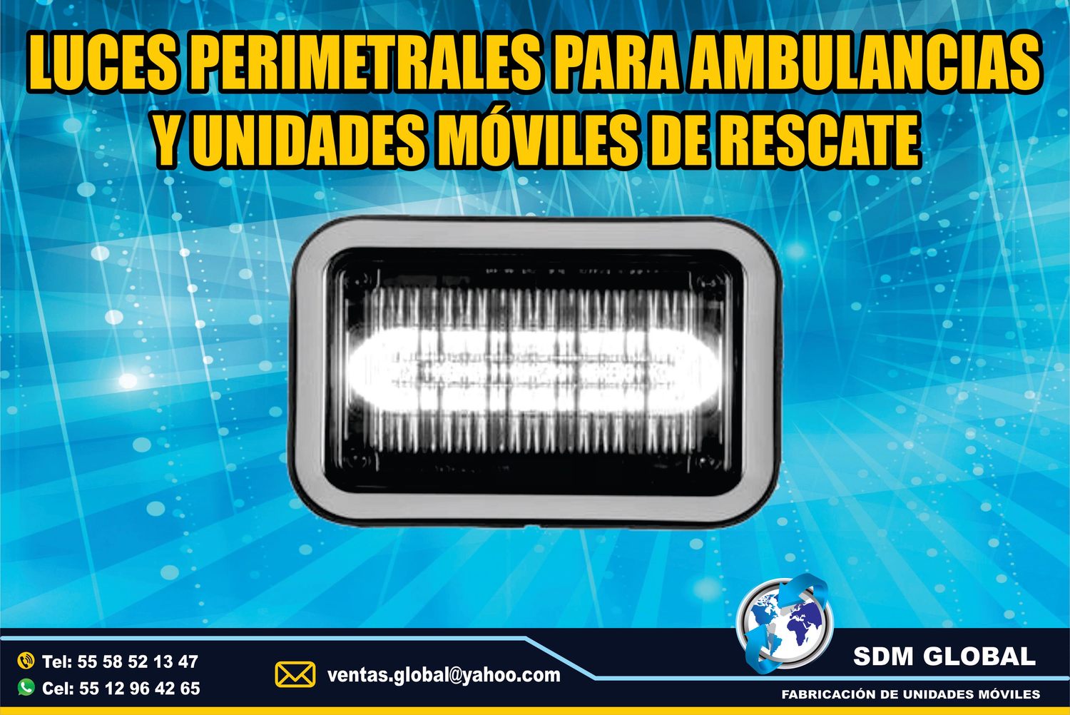 Venta de Luces Perimetrales para Ambulancias de Traslado Tipo I, II&nbsp;<span style="font-weight: bold;">&nbsp;</span><br>