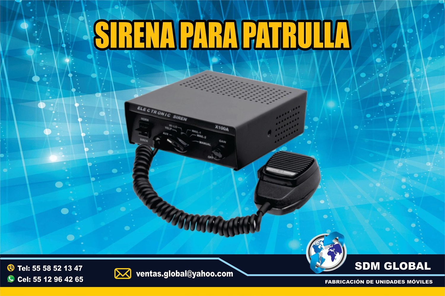 VENTA DE Sirena y equipo para ambulancias MARCA Federal Signal<span style="font-weight: bold;">&nbsp;&nbsp;</span><br>