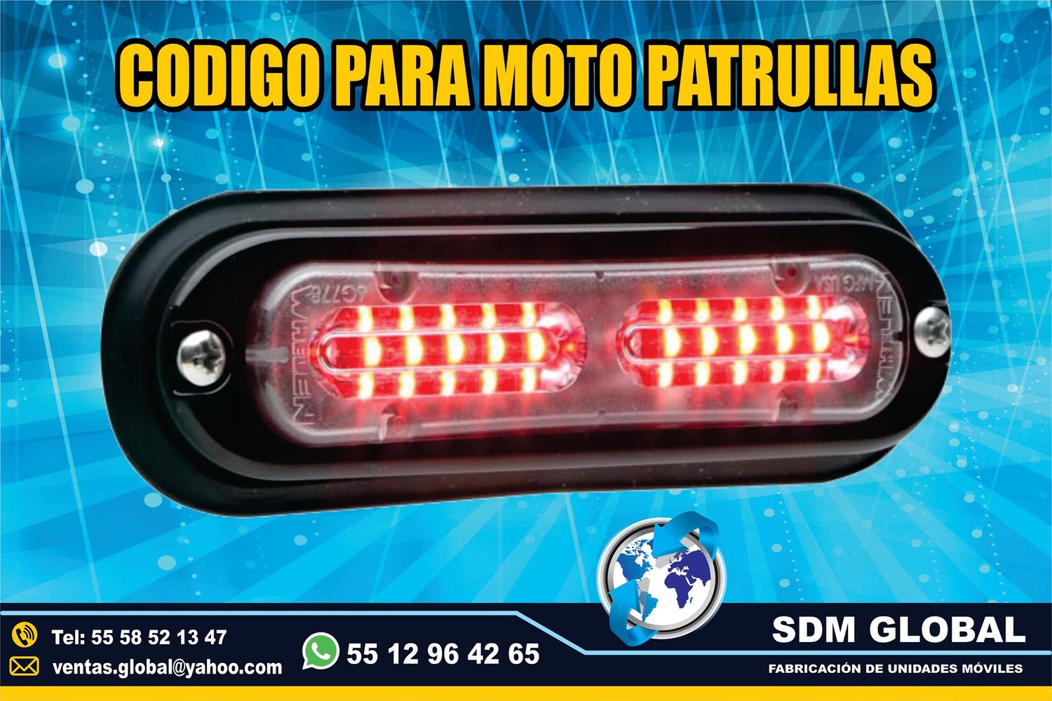 Venta de Luces Perimetrales para Ambulancias de Traslado Tipo I, II<span style="font-weight: bold;">&nbsp;&nbsp;</span><br>