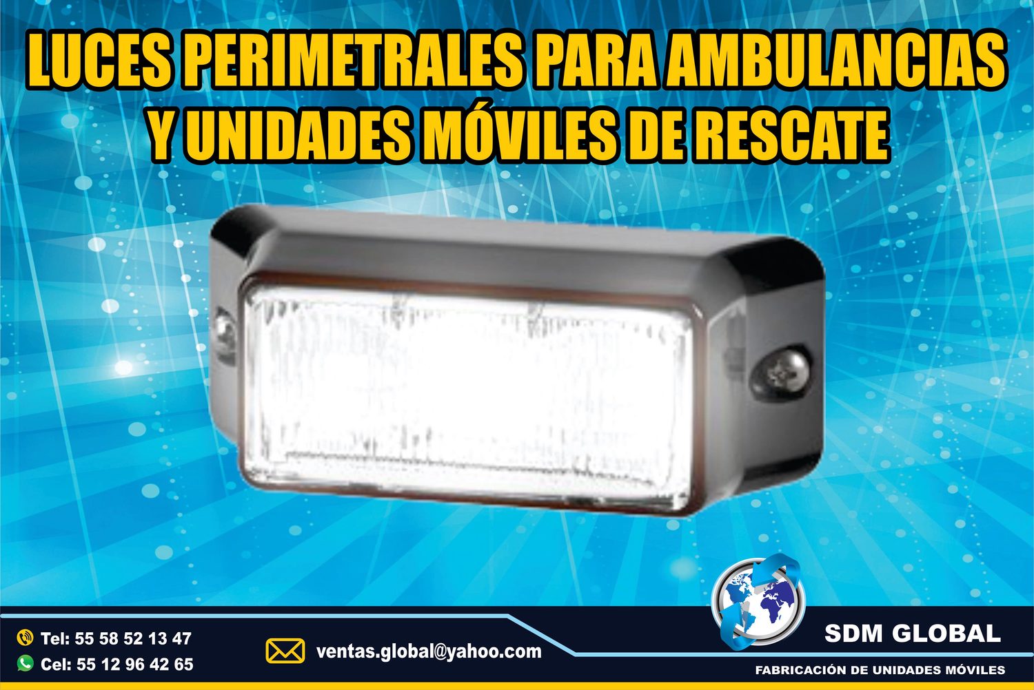 Venta de Luces Perimetrales para Ambulancias de Traslado Tipo I, II&nbsp;<span style="font-weight: bold;">&nbsp;</span><br>