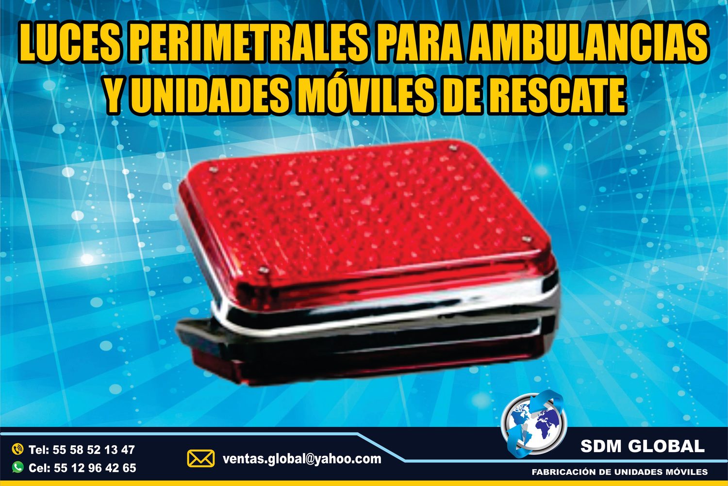 Venta de Luces Perimetrales para Ambulancias de Traslado Tipo I, II<span style="font-weight: bold;">&nbsp; &nbsp;</span><br>