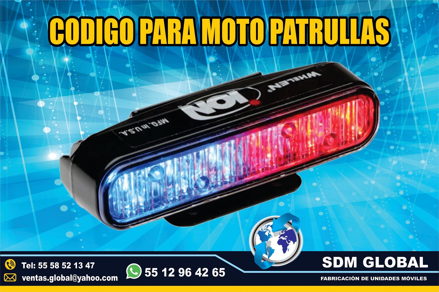 Venta de Luces Perimetrales para Ambulancias de Traslado Tipo I, II<span style="font-weight: bold;">&nbsp;&nbsp;</span><br>