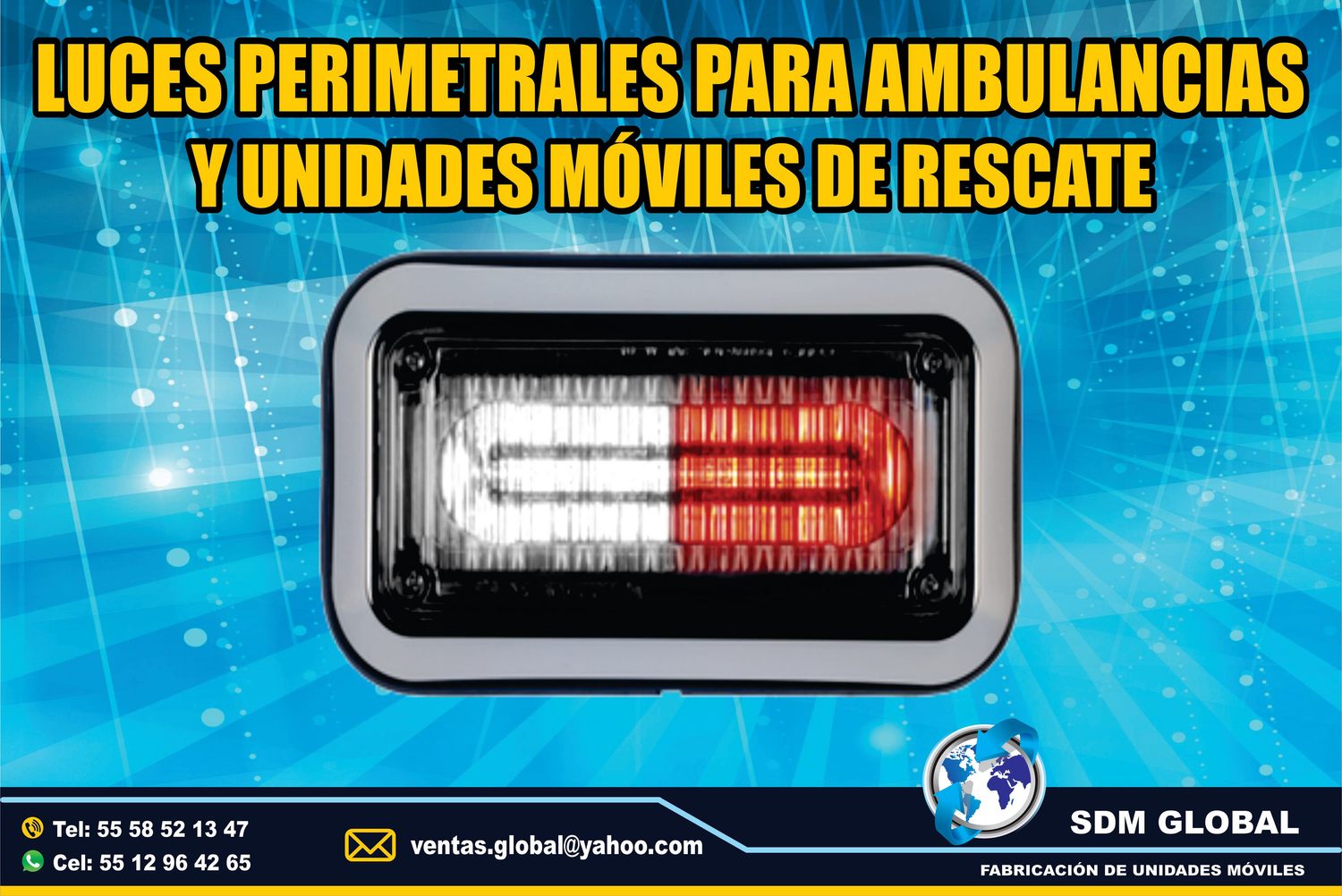 Venta de Luces Perimetrales para Ambulancias de Traslado Tipo I, II&nbsp;<span style="font-weight: bold;">&nbsp;&nbsp;</span><br>