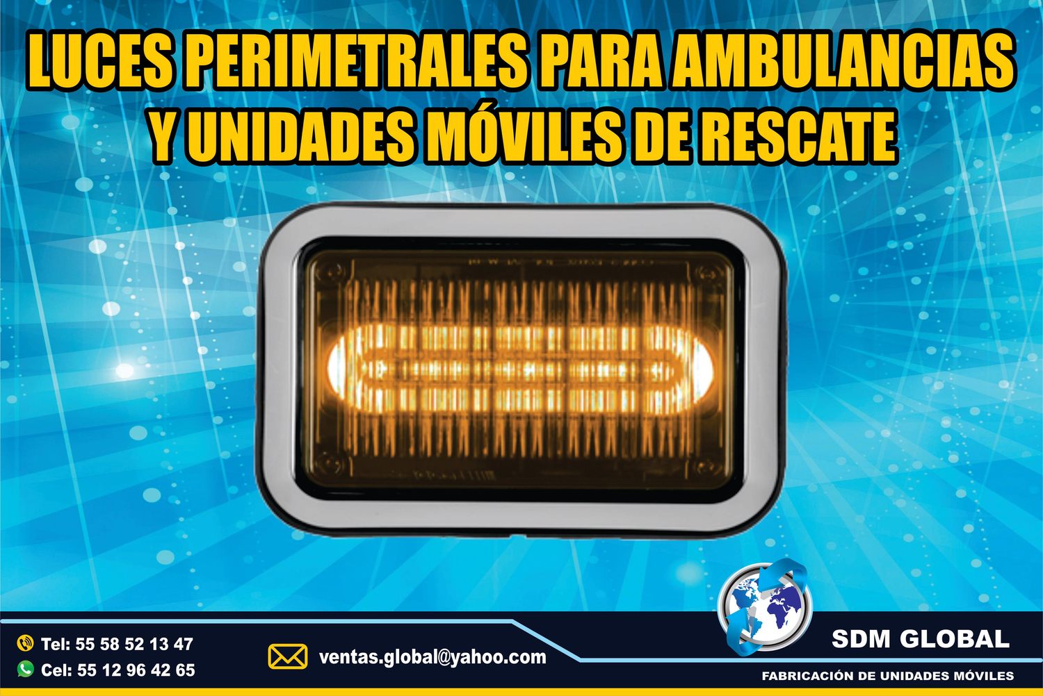 Venta de Luces Perimetrales para Ambulancias de Traslado Tipo I, II&nbsp;<br>