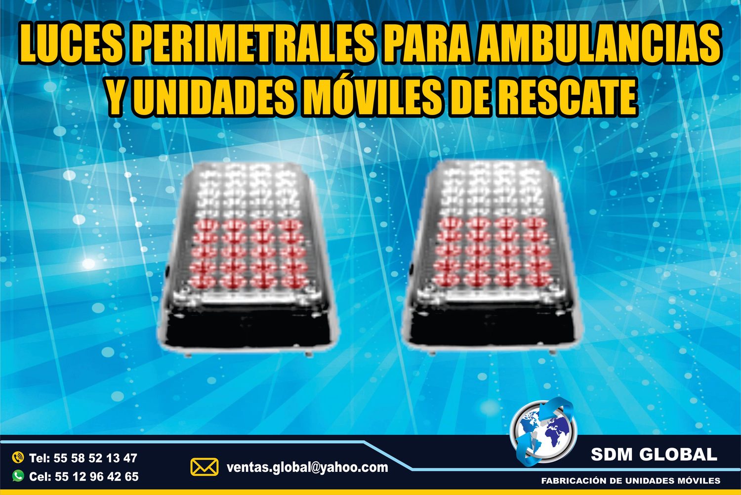 Venta de Luces Perimetrales para Ambulancias de Traslado Tipo I, II&nbsp;<br>