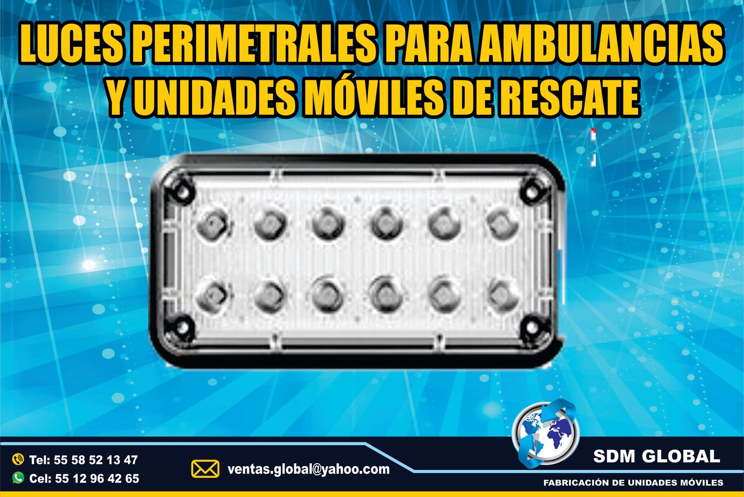 Venta de Luces Perimetrales para Ambulancias de Traslado <span style="font-weight: bold;">&nbsp; &nbsp;</span><br>