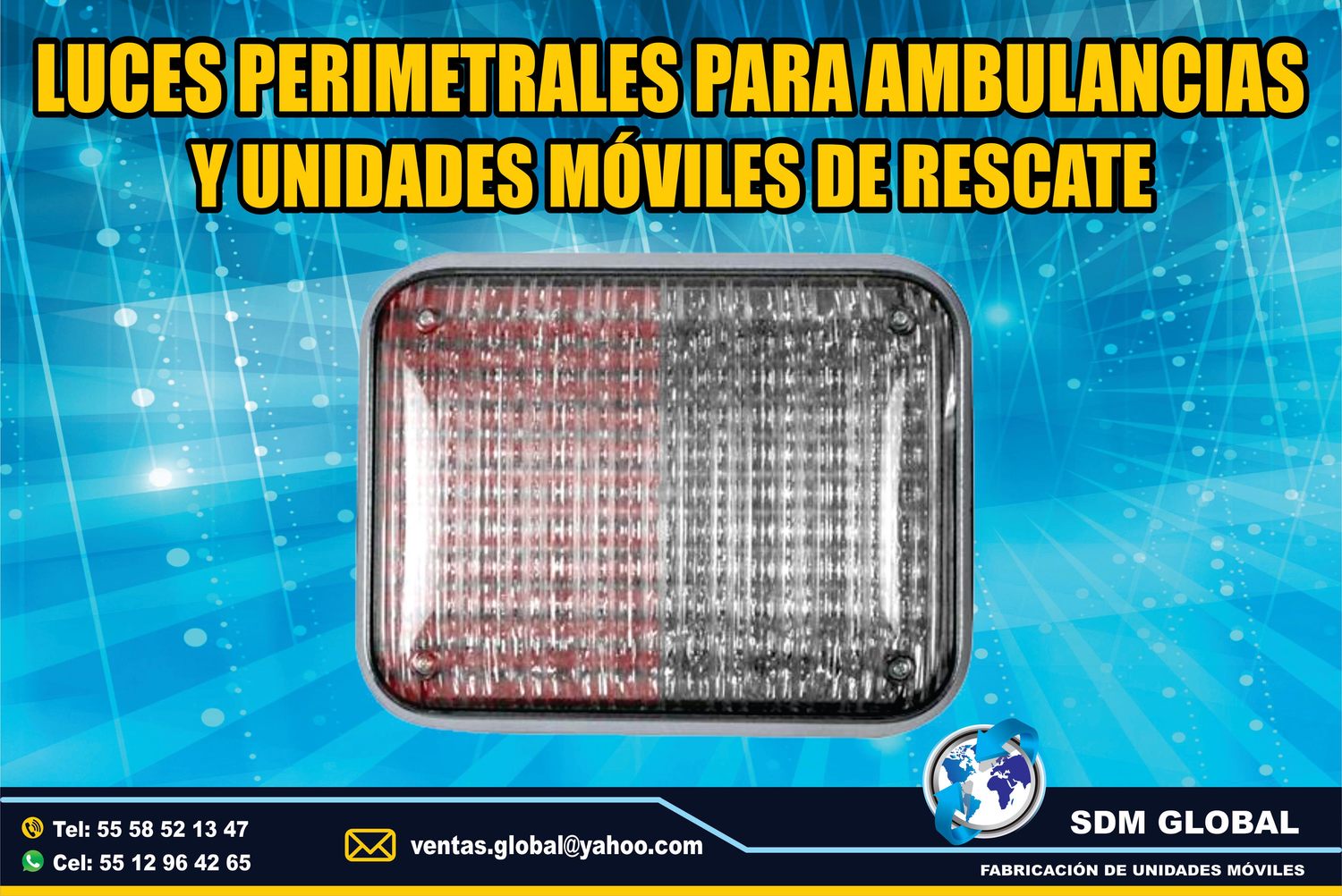 Venta de Luces Perimetrales para Ambulancias de Traslado Tipo I, II&nbsp;<span style="font-weight: bold;">&nbsp;&nbsp;</span><br>